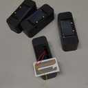 Solar Wall Lights Outdoor Warm White Fence Lights Waterproof IP44 Wall Mount Light Auto On Off for Step Pathway Garden Courtyard and Easy Installation 4 PCS