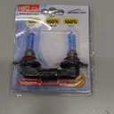 NEWBROWN 9012 HIR2 Headlight Bulb Halogen Bulb 5000K Super White Light Long Life Replacement PX22D 12V/55W (9012/HIR2, 2 Pack)