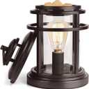 SALKING Electric Wax Warmer  Metal Wax Melt Warmer for Scented Wax,Candle Wax Burner Fragrance Warmer and 2 Edison Bulbs, Wax Melt Melter for Home Decor Office,Birthday Gifts for Women