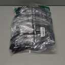 6 Pack Extra Large PVC Toy Storage Bags with Zippered Closure, Portable Toy Organizer for Board Games, Building Blocks, Books