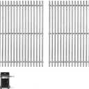 Spirit 300 Grill Grates for Weber Spirit E310 E320 S310 S320 E/S 330 II E/S 310 3 Burner Grill Parts, Genesis Silver/Gold/Platinum B/C, Genesis 1000-3500 Grates, 7MM 304 Stainless Steel, 7639 7638