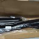 Window Rain Guards Visors Shield for 2022-2026 Toyota Tundra Double Cab, Out-Channel Window Vent Wind Shades Deflectors for 22-26 Tundra Extended Cab