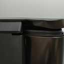 EKO Madison Matte Black Stainless Steel 13.2 Gal/50L Kitchen Step Trash Can or Recycling Bin, Removable Inner Liner, Soft Close Lid, Fingerprint Resistant Finish