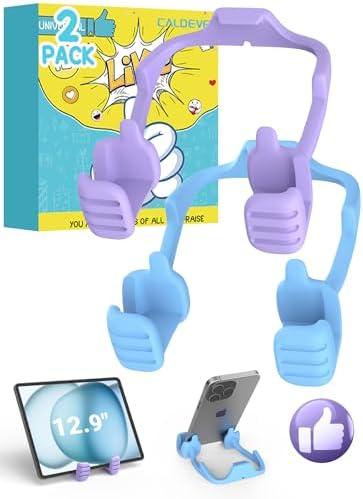 Stocking Stuffers for Teens Girls Kids Women Men Adults: Thumbs Up Lazy Phone Stand Tablet Stand for iPad Cell Phone Holder Teen Girl Gifts Trendy Stuff Gifts for Christmas for Boys Wife Funny Gadgets