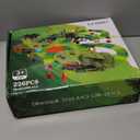 Dinosaur Track Race Car Toys - Birthday Toys Gifts for 3 4 5 6 7 Year Old Boys Girls - Flexible Dinosaur Track Car Set with Light - Create a Dinosaur Adventure World