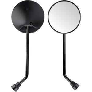 Universal 1Pcs Round Motorcycle Mirrors, Motorcycle Rearview Mirrors Side Mirrors with 8mm Bolt, 7/8" Handlebar Mount M8 Copatible with ATV, Dirt bike, Scooter, Moped, E-Bike
