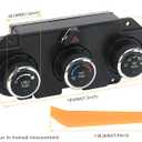 AC Heater Climate Control Unit Heat Defrost Compatible with RAM 1500 2500 3500 2013-2018 HVAC Climate Control Replace 68268189AA 68105021AC 68105021AD 68105021AE 68105021AF 68226600AA