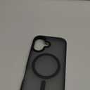 TORRAS Magnetic Shockproof for iPhone 16 Case,18N Mighty Magnetic, 12FT Military Grade Drop Tested, Fit for MagSafe, Protective Hard Back Plastic Slim Phone Case for iPhone 16 6.1", Black Titanium