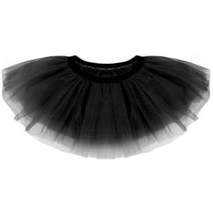 ROC PARTY Women’s Vintage Tulle Tutu Skirt Adult Multi-Layer Fluffy Petticoat with Elastic for Party Halloween Dress Up, One Size