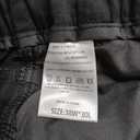 voeeron Men's Elastic Waist Pants Relaxed Fit Casual Pant for Seniors Stretch Waistband (38W x 30L, Black)