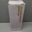 Large Stone Drying Mat for Kitchen Counter, Quick Drying Foldable Dish Drying Mat, Super Absorbent Diatomaceous Earth Drying Mat for Dishes Bottles Cups, Match Any Countertop (White, 22.8"x15.4")