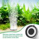 hygger Air Stones for Aquariums, Transparent Acrylic Fish Tank Bubbler Kit with Air Tube, Ultra Silent Bubble Stone Super-High Dissolved Oxygen Diffuser for Aquarium Fish Tank and Hydroponic