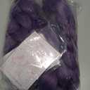 Halloween Purple Anime Cosplay Braid Wig, Cute Long Purple Wigs, 2 Hair Caps + Wig, Synthetic Hair with Braid for Parties