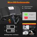 WINDFIRE Red Light Headlamp, Rechargeable Red Hunting Lights Headlight with 3 Lighting Modes, Zoomable, IPX4 Water Resistance Red Coyote Predator Light for Astronomy, Stargazing, Night Observation