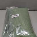 100% Cotton Blankets for Bed - Waffle Weave Blankets for Summer, Lightweight and Breathable Soft Woven Blanket for Spring (Olive Green, Queen (90" x 90"))