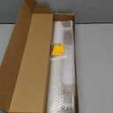 1.6 FT White Wall Mount Steel Handrails for Indoor Stairs- 19 Inch Metal Pipe Hand Rails for Seniors, Outdoor Stair Railing Grab Bars for Wall, Deck Porch Rails