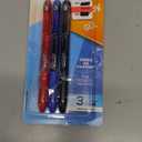 Set Of 3 ( 3 Pens 0.7 mm Gel + Hillman Clip KEY-66-KW1-ASST + Hillman Group Rsc WACKEY-68-SC1-HOME-RWB )