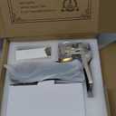 Keyless Entry Keypad Deadbolt with Handle Set, Smart Lock, Auto-Lock + One-Touch Lock, 100 Codes + Easy Install, Ideal for Airbnb/Homes/Offices, Fits U.S. Standard Front Doors, Satin Nickel