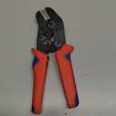 Wire Crimping Tool with Ratchet, Amliber Ratchet Wire Crimper Tool for Open Barrel Terminal Connectors, Electrical Crimping Tool for Deutsch DELPHI AMP Dupont TYCO Terminals, 24-14 AWG