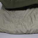 Sage Green 75x81in Mattress Topper And 29x19in size Pillow Case