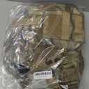 Tactical Dog Backpack Harness for Large Breed Original Design Metal Buckle Vest with Side Bags Pouches for Service Working Training (Camouflage(with 2 Pouches), M)