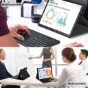 Pixel Tablet Keyboard Case 11 Inch 2023/2024, Rechargeable Detachable Bluetooth Keyboard, Smart Folio Cover with Stylus Pen Holder, Google Pixel Tablet Case with Stand Support Charging Speaker Dock