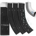 2.7"x11.8" Gutter Noise Dampener, 4 Pack Rain Gutter Downspout Silencer Insert Adjustable Rain Noise Downspout Drip Silencer-Fit 2"x3" Gutter Downspout Extensions