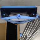 OLLSDIRE Broom and Dustpan Set for Home 2025 Indoor Outdoor Broom with Dustpan Combo Set Upright Dust Pans with Long Handle Angle Broom for Kids Garden Pet Hair Lobby Wood Floor Kitchen