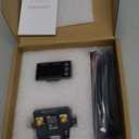 BINTA 0-50A Small Battery Monitor Shunt Voltmeter Ammeter for Lifepo4 Lithium, Backlight Waterproof Battery Meter for Auto Car RV Motorhome Golf Cart Portable Power Systems