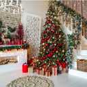 YYNXSY 8X6FT Christmas Theme Photography Background Fireplace Christmas Tree Background Picture Photo Background Newborn Holiday Room Decoration Banner Christmas Eve Party YY-3509