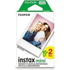 FUJIFILM Instax Mini Instant Film Twin Pack (White), 20 photos