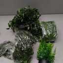 Indoor Decor,Fake Plant Set,Assorted Artificial Foliage,Realistic Plastic Greenery For Home And Office Decoration(Green)