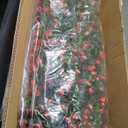 3FT Artificial red Rose Trees (2 Pack), Realistic UV Resistant Faux Outdoor Plants for Patio Garden Home Decor