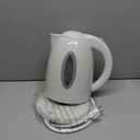 OVENTE Electric Kettle, 1.7L Fast Boiling Water Heater for Coffee or Tea, BPA Free with Water Level Gauge, Auto Shut-Off, Boil-Dry Protection, Indicator Light and Removable Filter, White KP72W