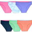 Fruit of the Loom Girls' Breathable Underwear Size 6