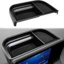 auovo Dashboard Organizer Tray Compatible with Ford Maverick Accessories 2024 2023 2022 Hybrid XL XLT Lariat Center Console Dash Tray ABS Insert Dashboard Storage Box (Black Trim)