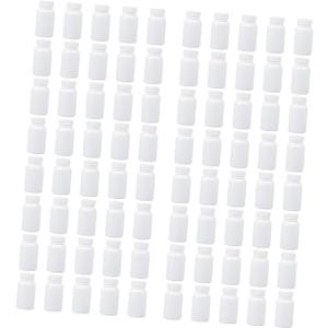 Healifty Pill Bottle White 100 ml 20 pcs Pack for Pills