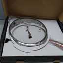 Inqibee 14 Inch Stainless Steel Frying Pan with Lid, Detachable Handle