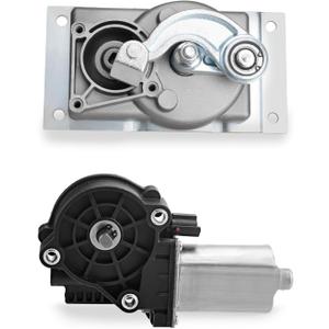 RV Gear Box Linkage with Motor Compatible with Kwikee Electric Steps with A Replace # 366043 1101428 676061 214-1001 2141001 379147 379160