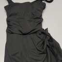 Aidonger Womens Ribbed Swimdress One Piece Swimsuit Tummy Control Swim Dresses Skirt Bathing Suit (Small, Black)