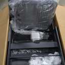 Wisteria Lane Patio Furniture Aluminum Loveseat, All-Weather Outdoor 2 Seats Sofa Couch, Gray Metal Chair with Dark Grey Cushions