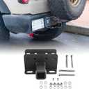 Wsays 2" Tow Hitch Receiver, Class 3 Towing Trailer Hitches Compatible with Ford Bronco 2/4 Door 2021-2024