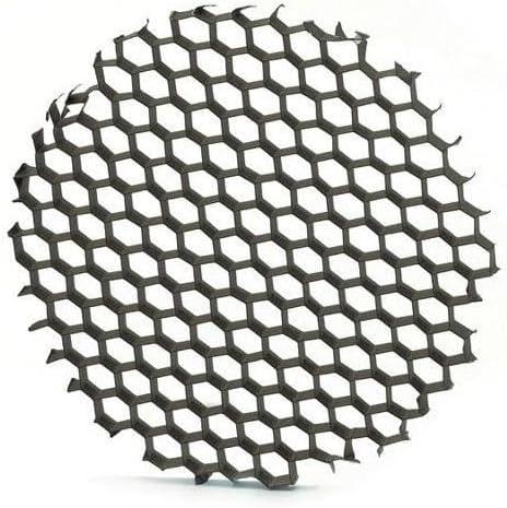 Kichler 15679BK Accessory Hexcell Louver, Black Material (Not Painted)