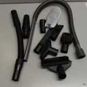 Shark Wireless Vacuum Models: IX141, IZ462H, IZ483H, IZ363HT, IZ361H, IZ163H, and IZ362HD. Replacement Accessory for Dryer lint Brush and Horsehair Brush Heads. Features a DShaped Connector.