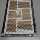 Lacopgr 4x6 Picture Frame Collage 6 Openings, Multi Photo Collage Frame 11.5x17.5 Gallery Wall Decor Wooden, Black Frame with White Mat, Wood