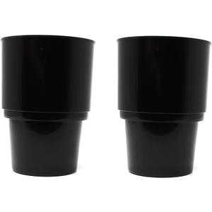 Jumbo Drink Cup Holder Insert Compatible with Yeti Ozark Tumblers Black Universal Plastic Cup Holder for car 32oz / Oversized/Top Heavy Drink Containers Cups Tumblers