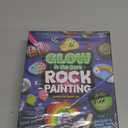 Dan&Darci Kids Rock Painting Kit - Glow in The Dark - Gifts Arts & Crafts for Boys and Girls Ages 6-12 - Craft Activities Kits - Creative Art Toys for 6, 7, 8, 9, 10, 11 & 12 Year Old Kid
