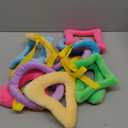 Woanger Shapes Walking Rope for Preschool Walking Rings for Toddlers 10 Colorful Handles Leash for Toddler Class Line Rope 165'' Long Keep Children Calm and Line Classroom Supplies