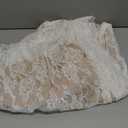 Women Vintage Cream Lace Maxi Dress Romantic Long Sleevees Lace Bodycon Dress (Small)
