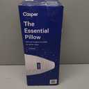 Casper Sleep Essential Pillow, Standard Size Medium Soft Feel, Down-Alternative Fill, Supports Side, Back & Stomach Sleepers